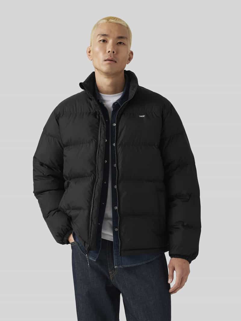 Levi's Gewatteerd jack met logodetail