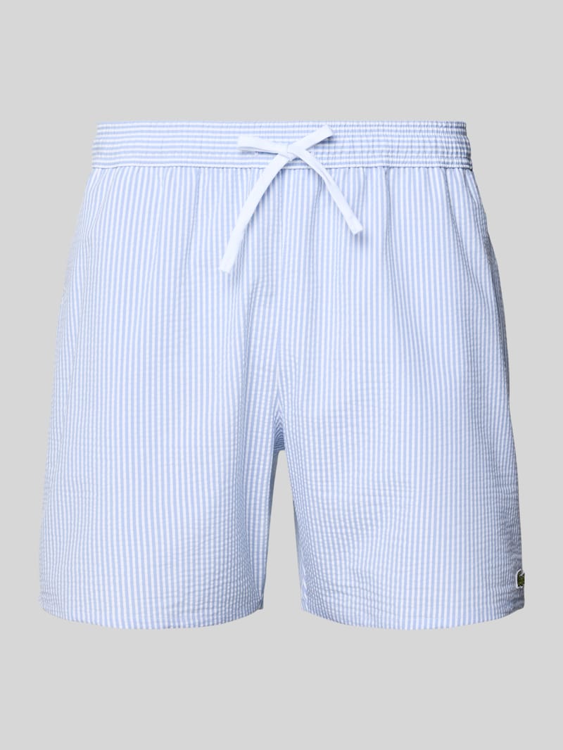 Lacoste Badeshorts aus Baumwoll-Mix