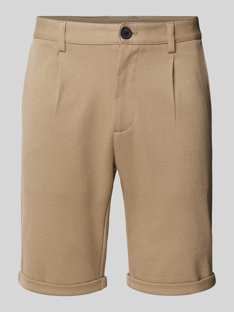 lindbergh Bermudas mit Bundfalten