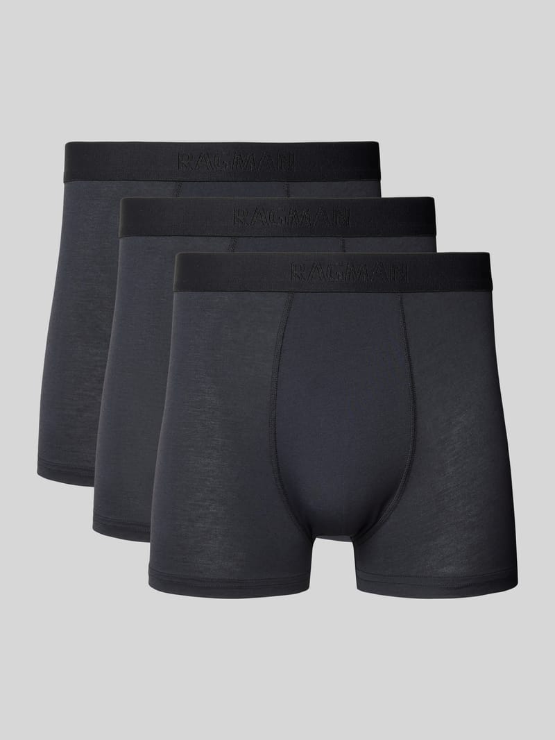 RAGMAN Boxershorts mit elastischem Label-Bund