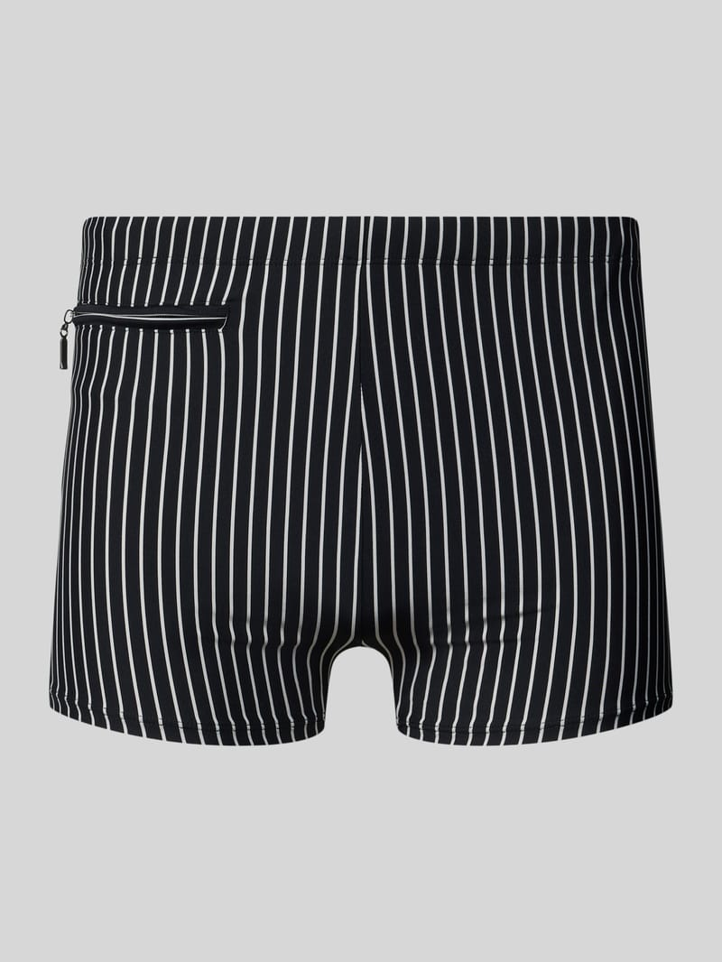 Schiesser Badehose im Allover-Look mit Reißverschlusstasche
