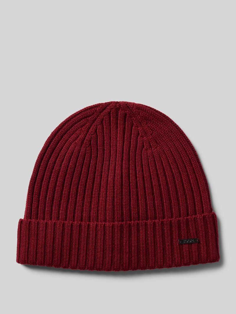JOOP! COLLECTION Beanie mit Label-Detail Modell 'FRANCIS'
