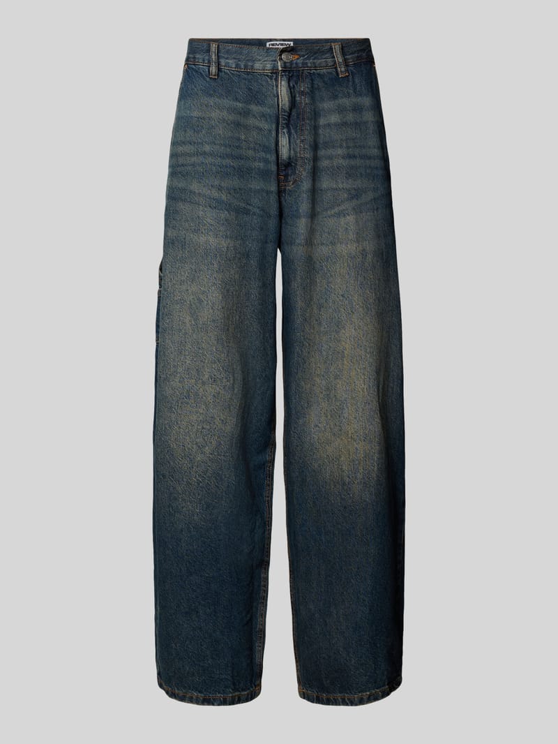 REVIEW Baggy Fit Jeans mit französischen Eingrifftaschen