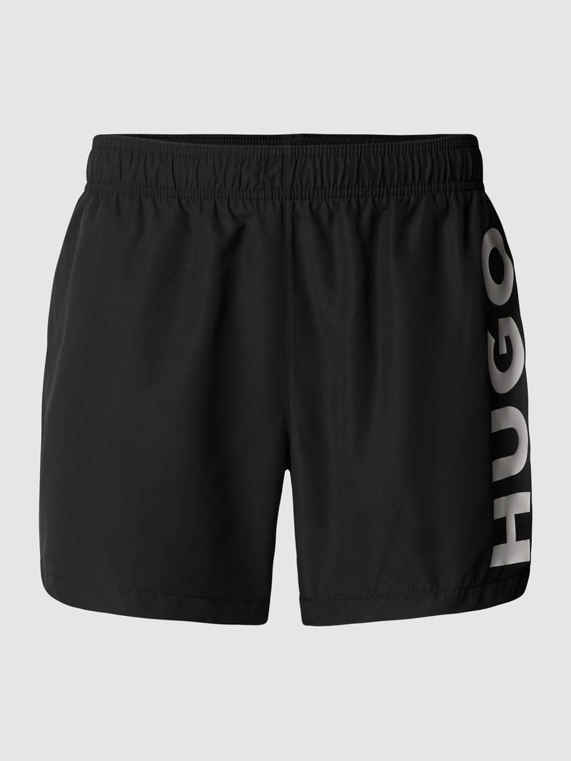 HUGO Badehose mit Label-Schriftzug Modell 'ABAS'