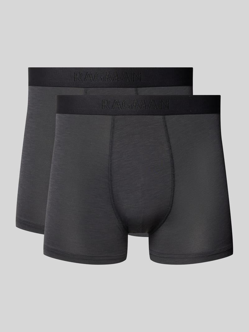 RAGMAN Boxershorts mit elastischem Label-Bund