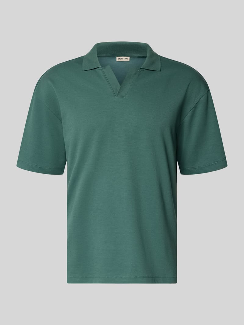 Only & Sons Boxy Fit Poloshirt aus Baumwoll-Mix Modell 'CASPIAN AIRLEX'