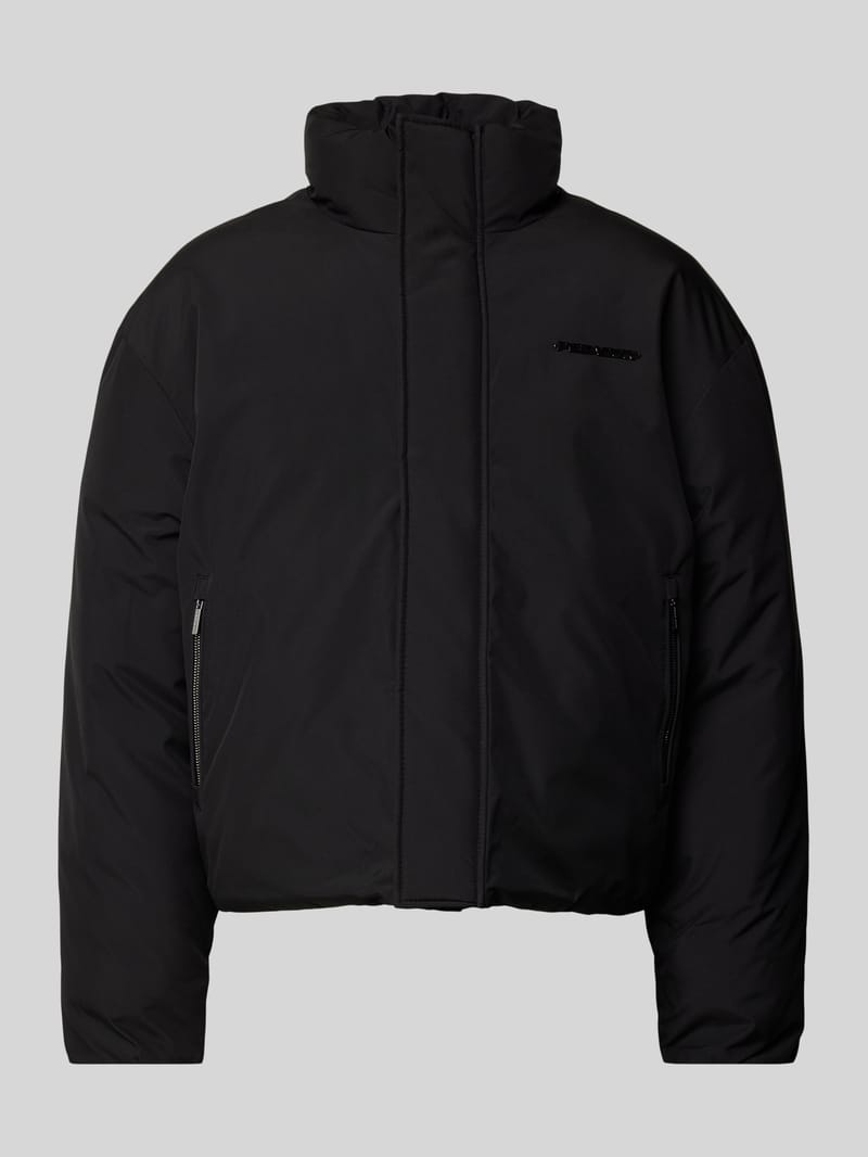 PEGADOR Cropped Jacke mit Label-Applikation Modell 'LAVOY'