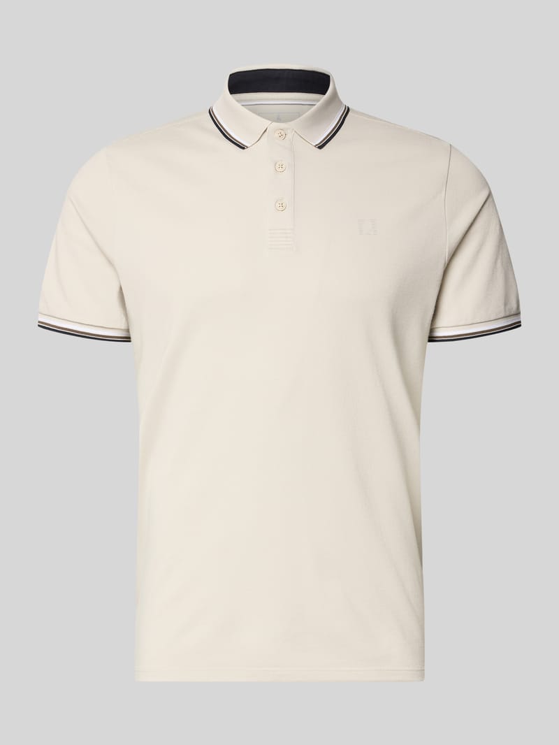 RAGMAN Modern Fit Poloshirt mit Logo-Print Modell 'Keep Dry'