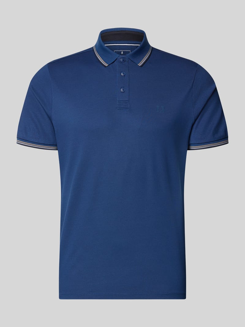 RAGMAN Modern Fit Poloshirt mit Logo-Print Modell 'Keep Dry'