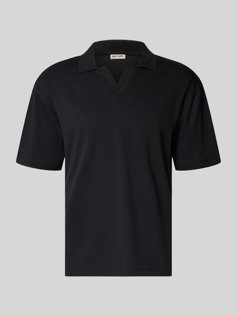 Only & Sons Boxy Fit Poloshirt aus Baumwoll-Mix Modell 'CASPIAN AIRLEX'