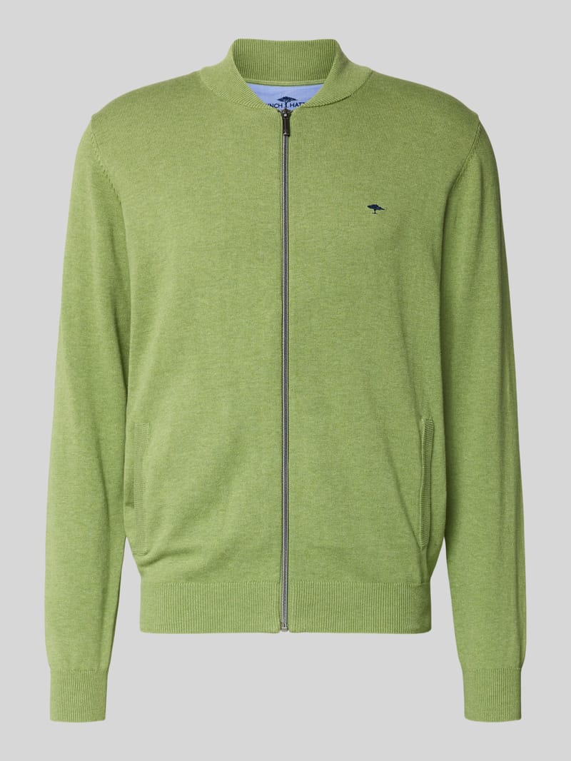 FYNCH-HATTON Cardigan mit Stehkragen und Reißverschluss