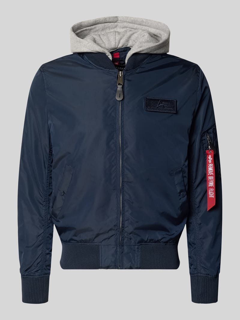 alpha industries Blouson mit Logo-Anhänger Modell 'MA-1 TT'