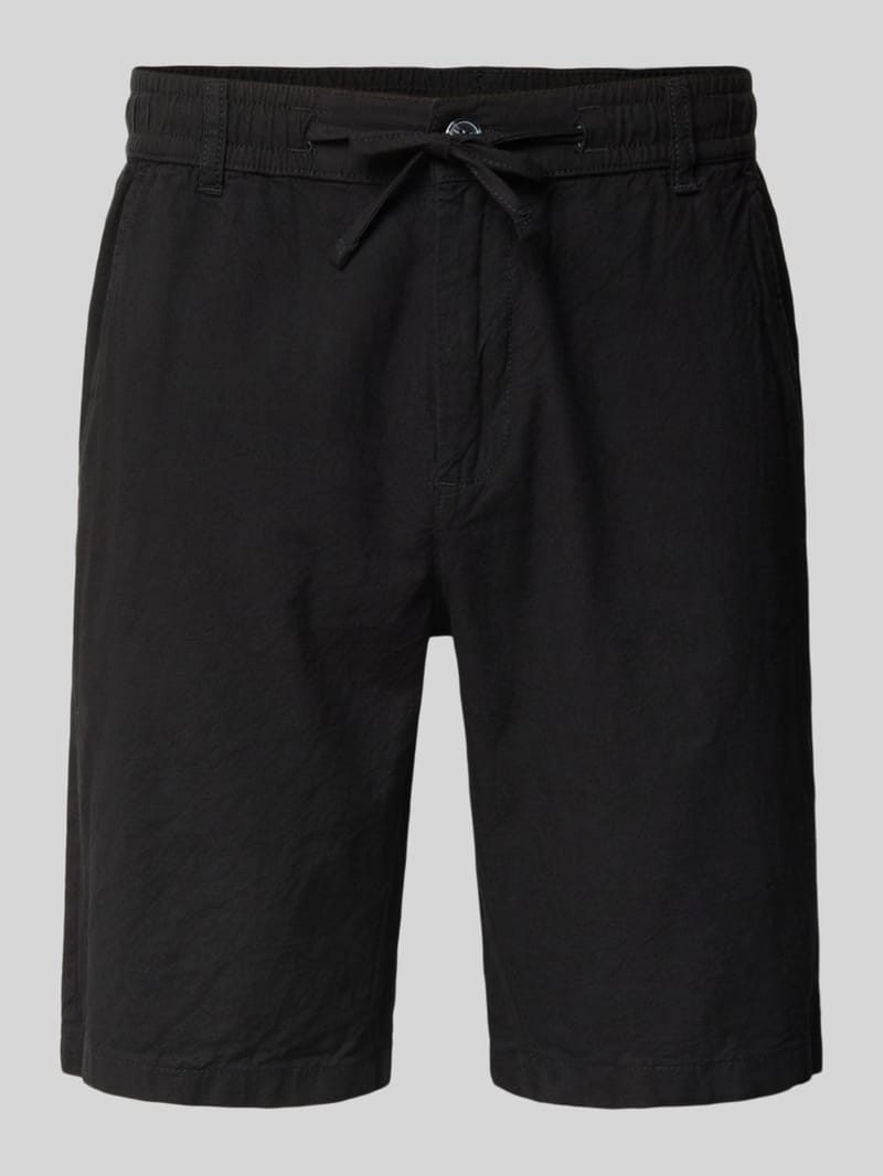 lindbergh Bermudas aus Leinen-Mix mit französischen Eingrifftaschen