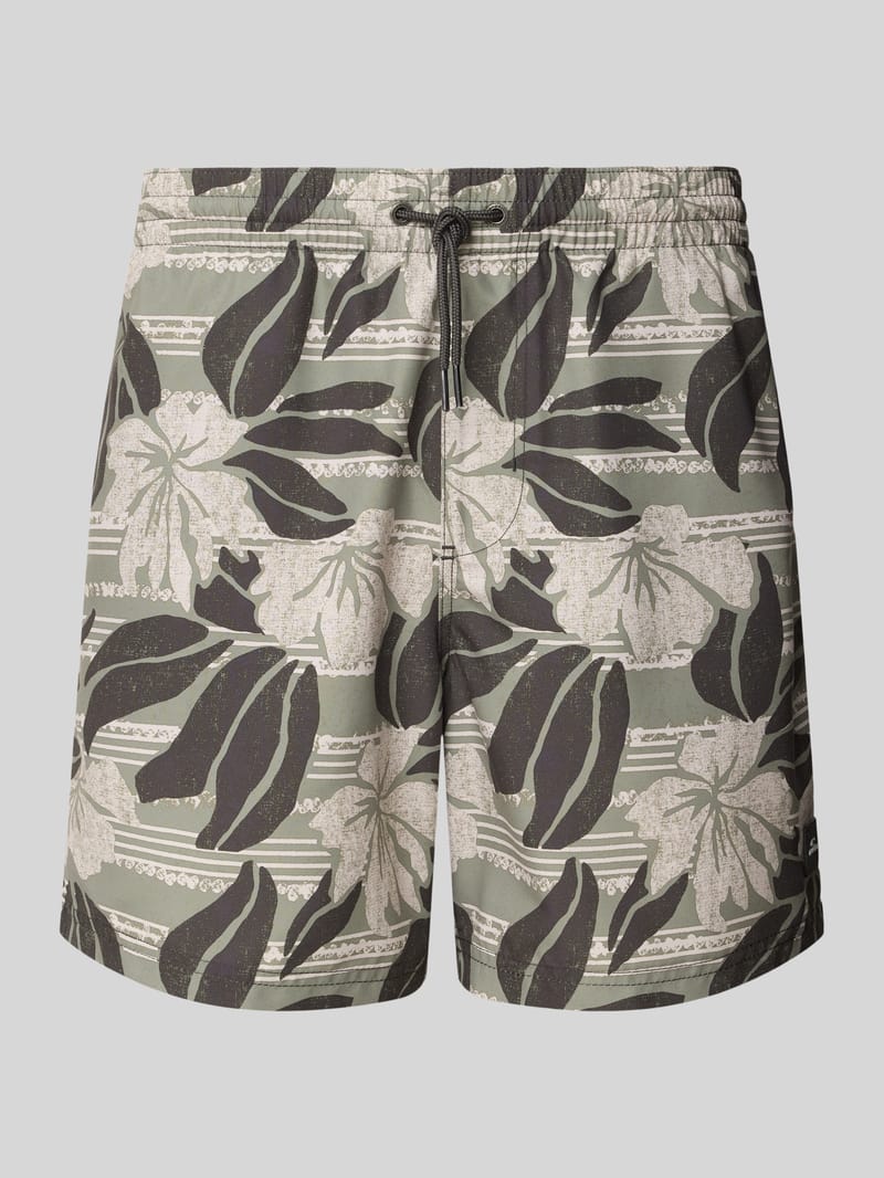 O'Neill Badehose mit Label-Patch Modell 'CALI FLORAL'
