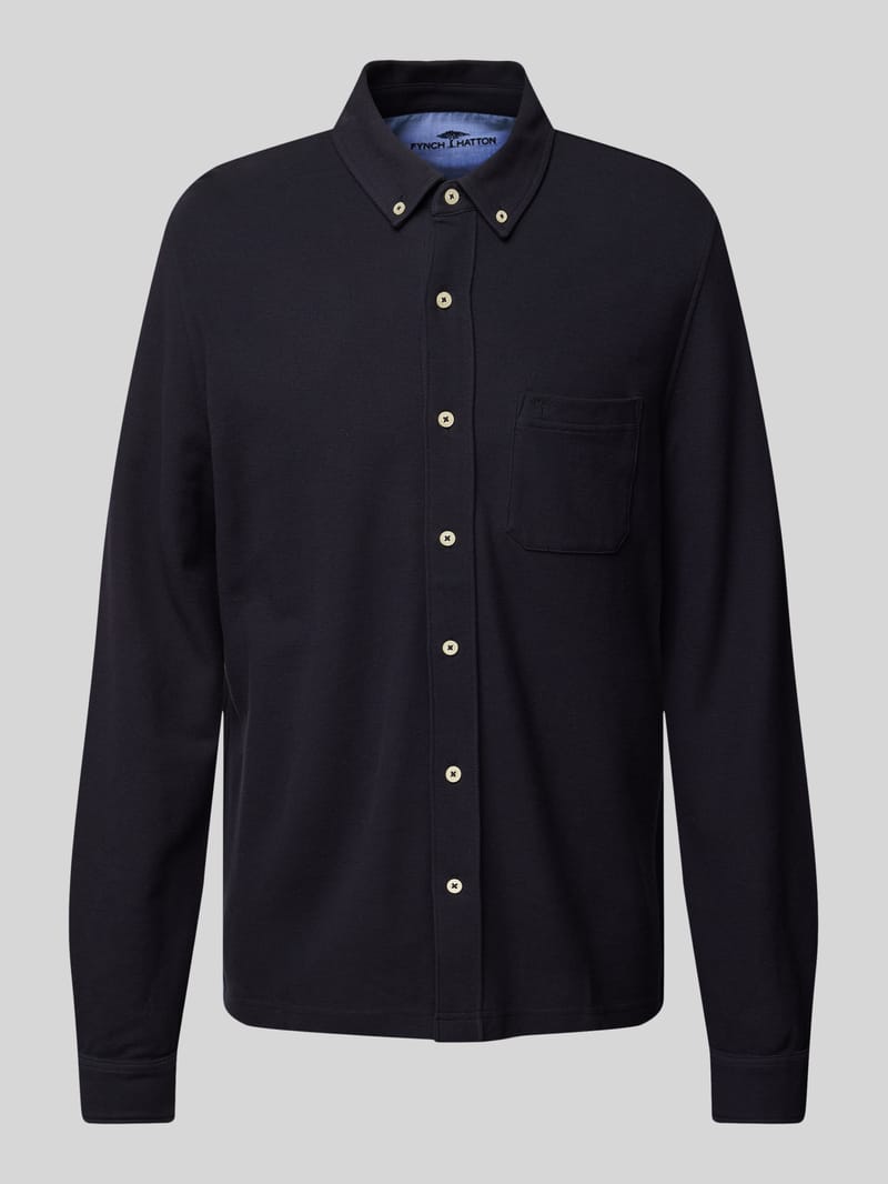 FYNCH-HATTON Freizeithemd mit Button-Down-Kragen