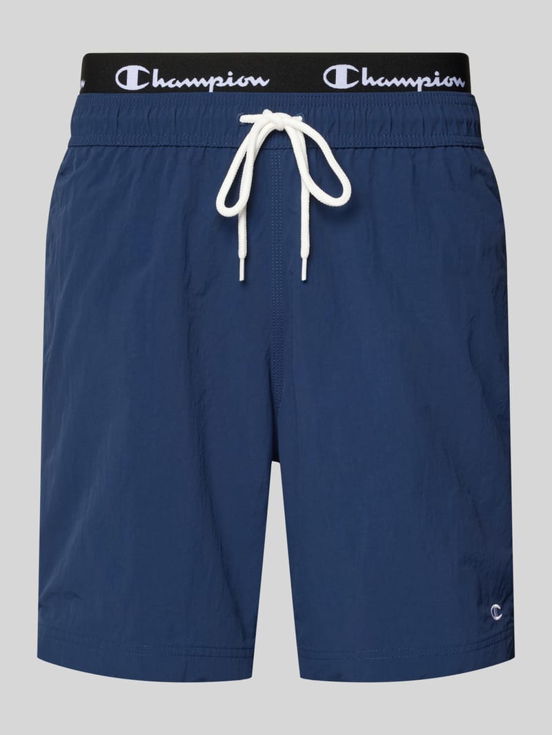 Champion Badehose mit Label-Details und Gesäßtasche