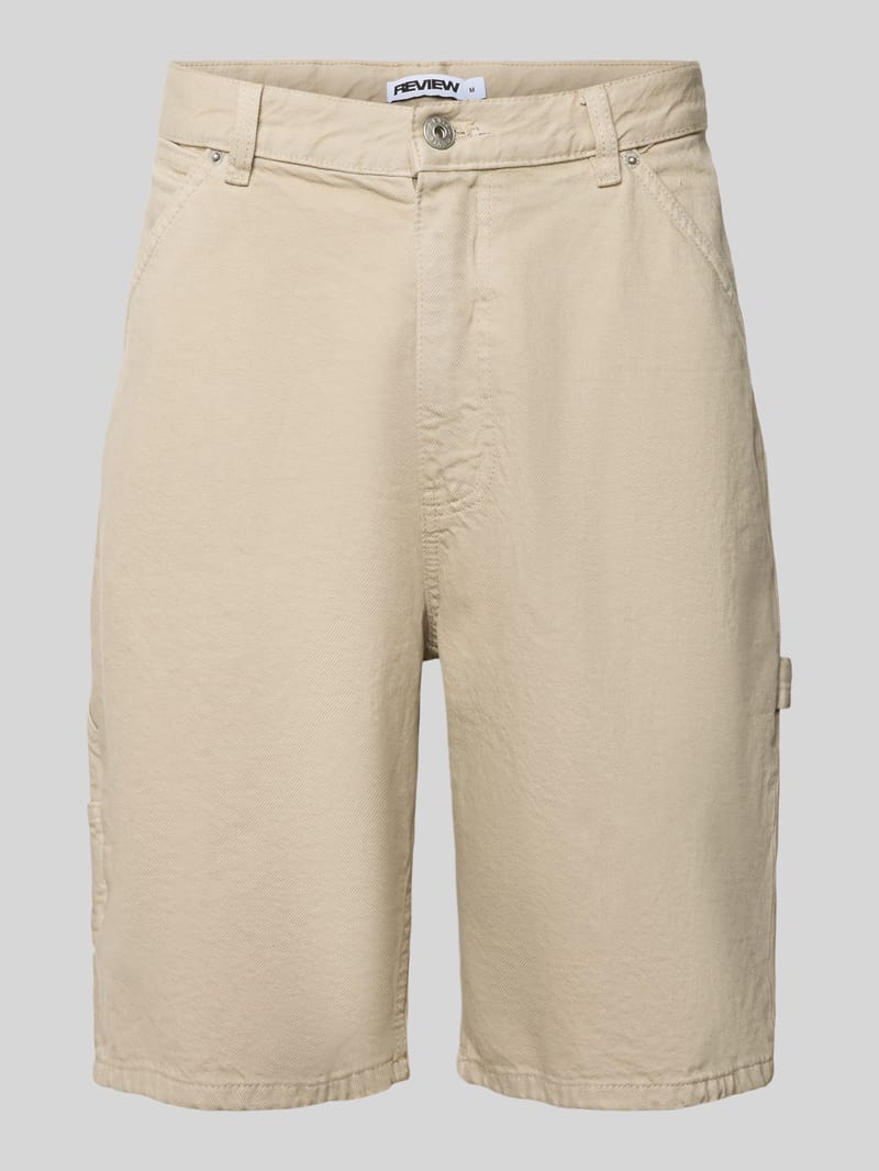 REVIEW Bermudas mit seitlichen Eingrifftaschen