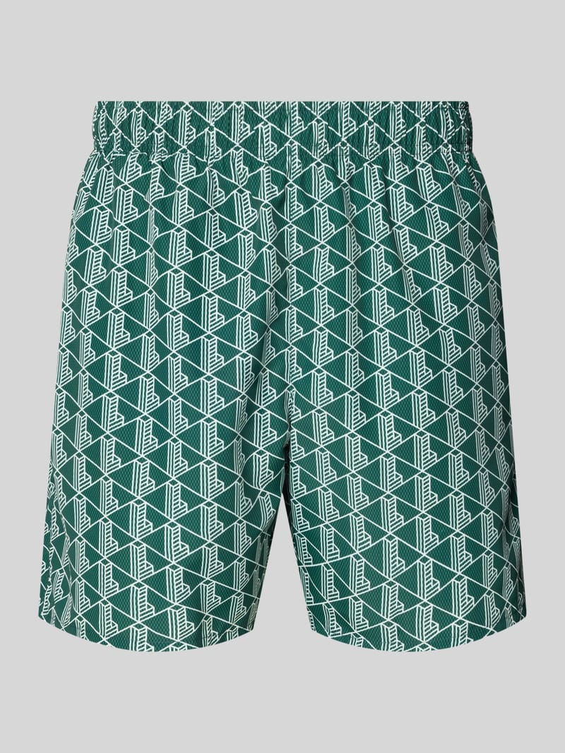 Lacoste Badehose mit Logo-Muster