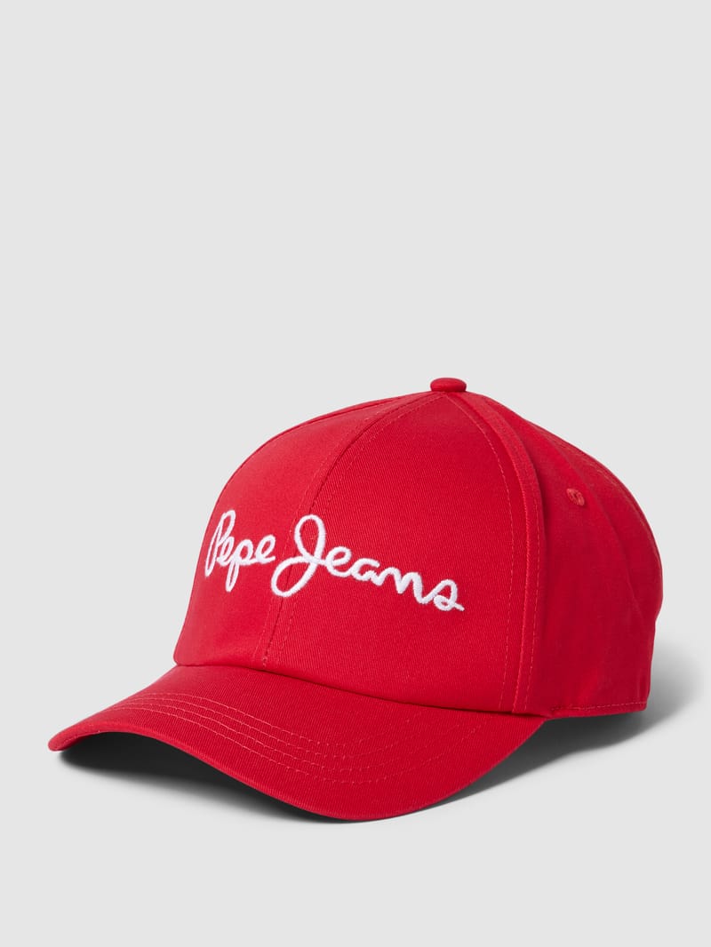 Pepe Jeans Basecap mit Label-Stitching Modell 'WALLY'