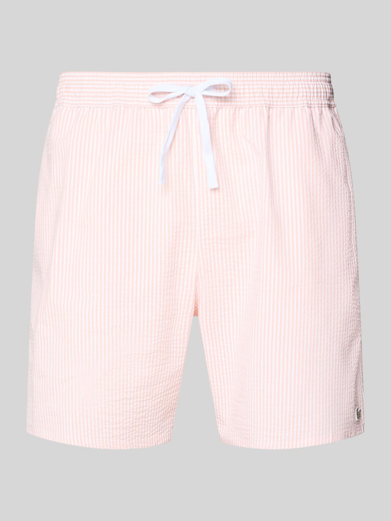 Lacoste Badeshorts aus Baumwoll-Mix