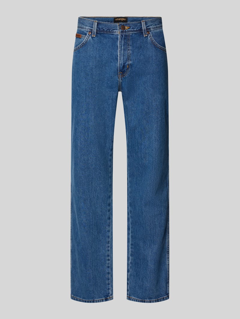 Wrangler Bootcut Jeans mit Label-Detail Modell 'Texas'