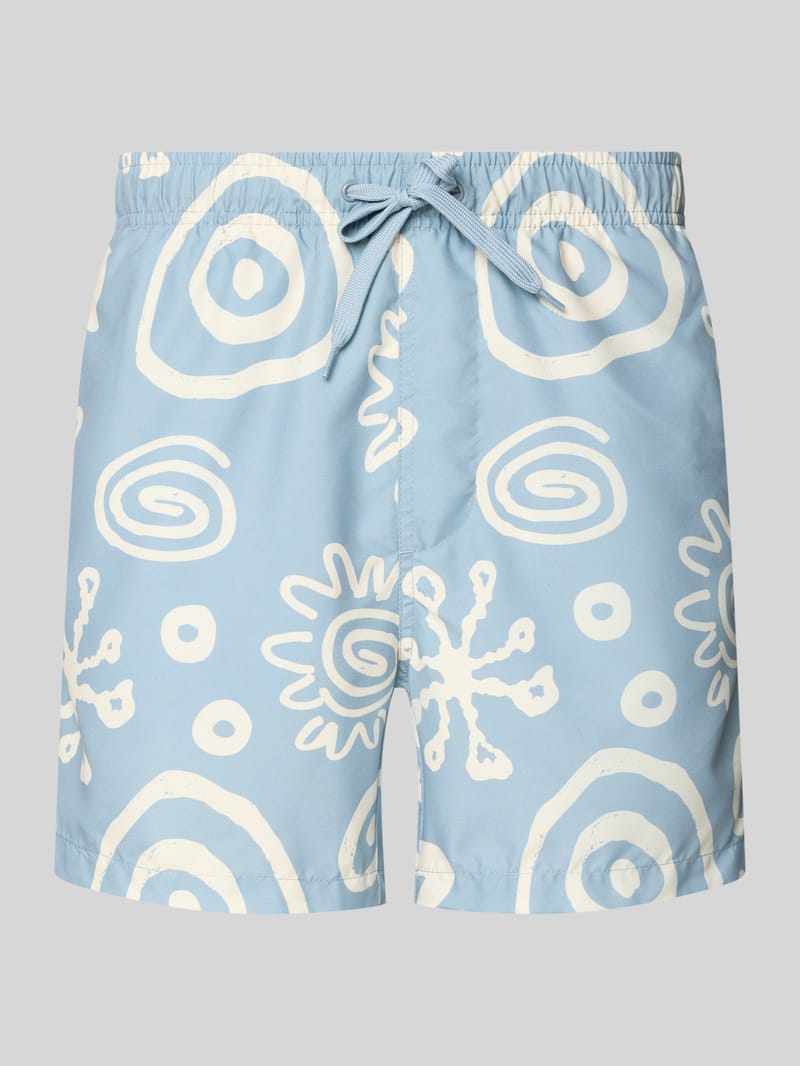 Only & Sons Badehose mit Allover-Muster Modell 'PRINT'