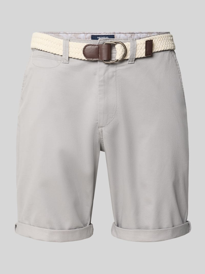 MCNEAL Bermudas mit Gürtel und Eingrifftaschen