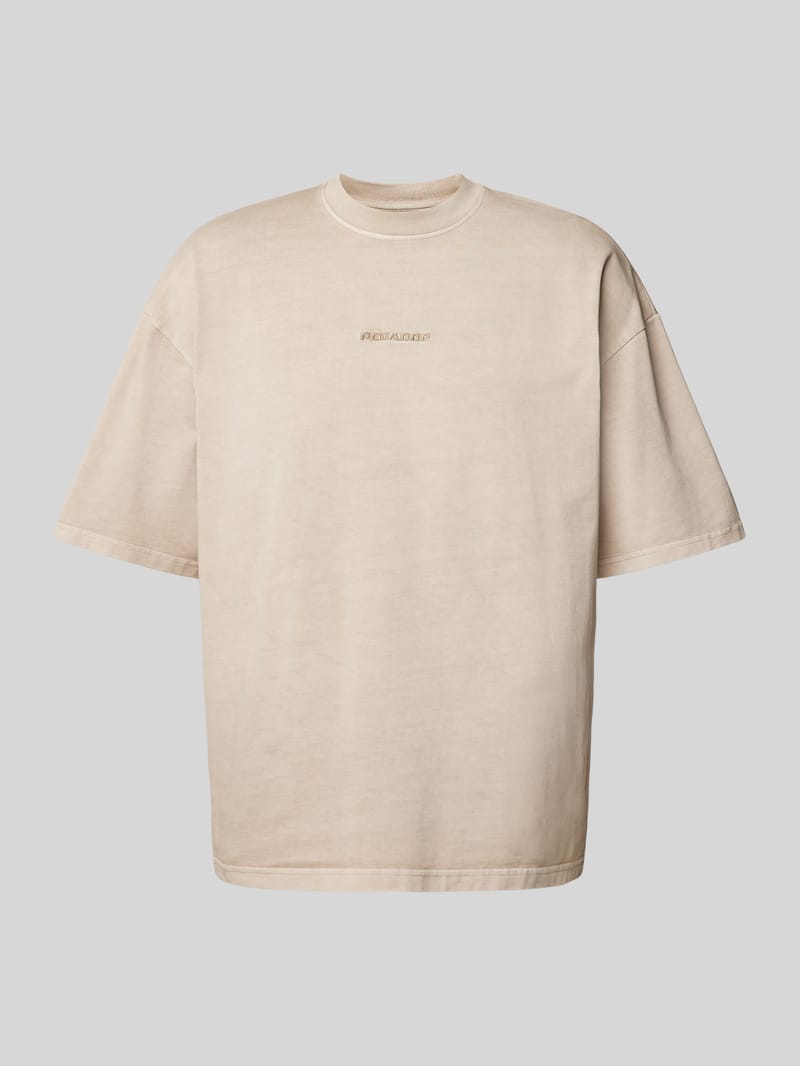 PEGADOR Boxy Fit T-Shirt mit Label-Stitching