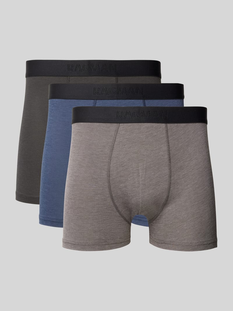 RAGMAN Boxershorts mit elastischem Label-Bund