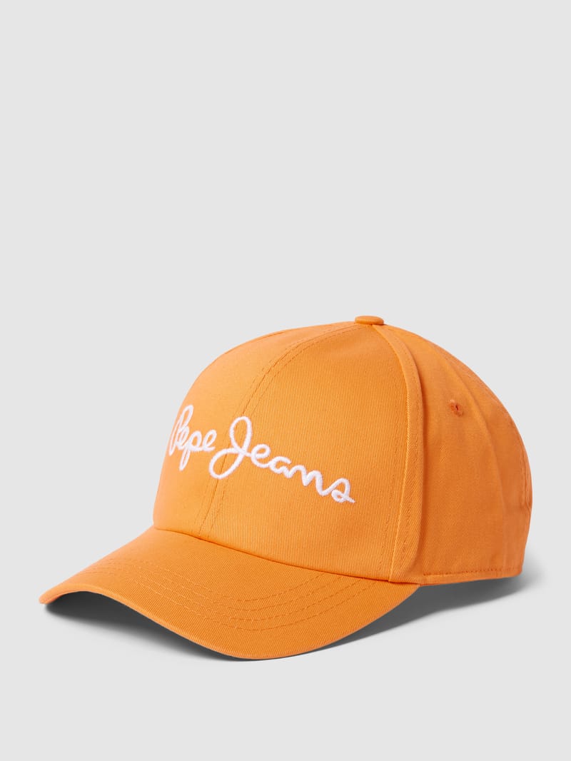 Pepe Jeans Basecap mit Label-Stitching Modell 'WALLY'