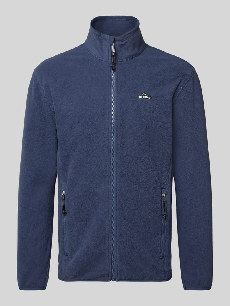 Superdry Fleecejacke mit Stehkragen