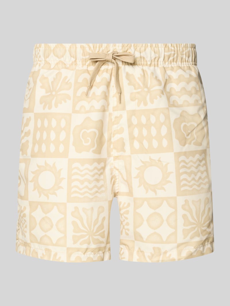 Only & Sons Badehose mit Allover-Muster Modell 'PRINT'