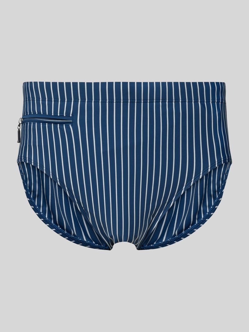 Schiesser Badehose im Allover-Look mit Reißverschlusstasche