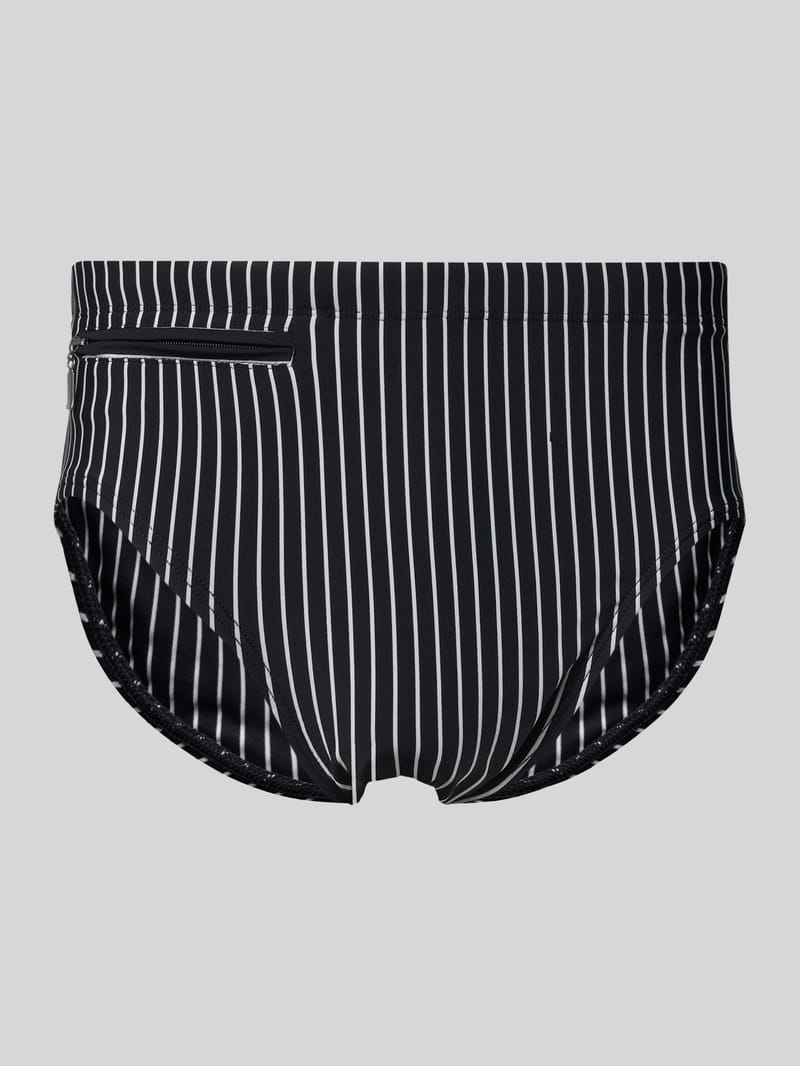 Schiesser Badehose im Allover-Look mit Reißverschlusstasche