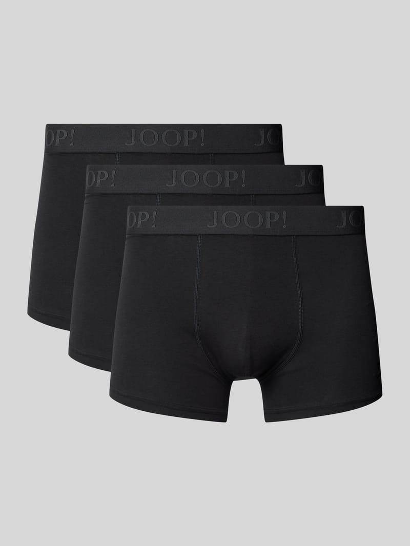 JOOP! COLLECTION Boxershorts mit elastischem Label-Bund im 3er-Pack