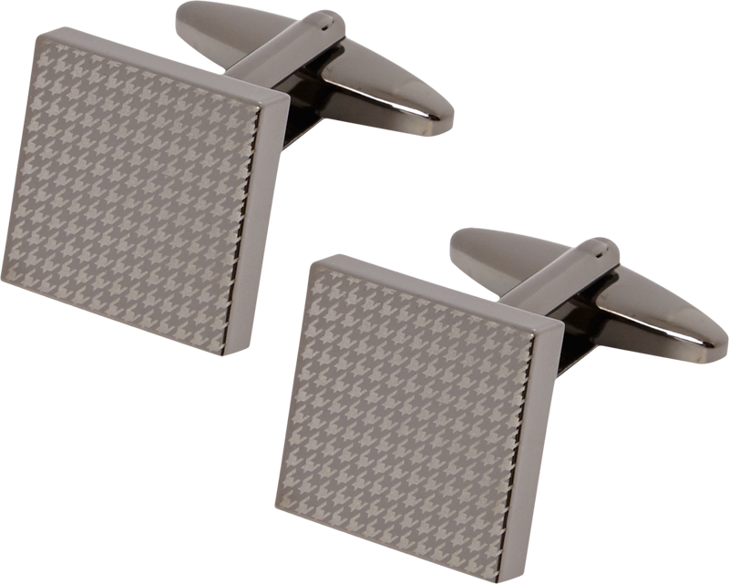 Manchetknopen met fijne gravure Lindenmann