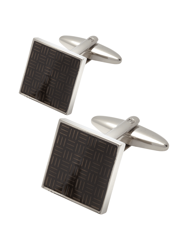 Manchetknopen met fijn patroon Lindenmann