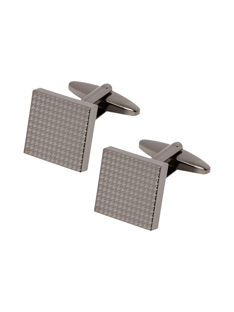 Manchetknopen met fijne gravure Lindenmann