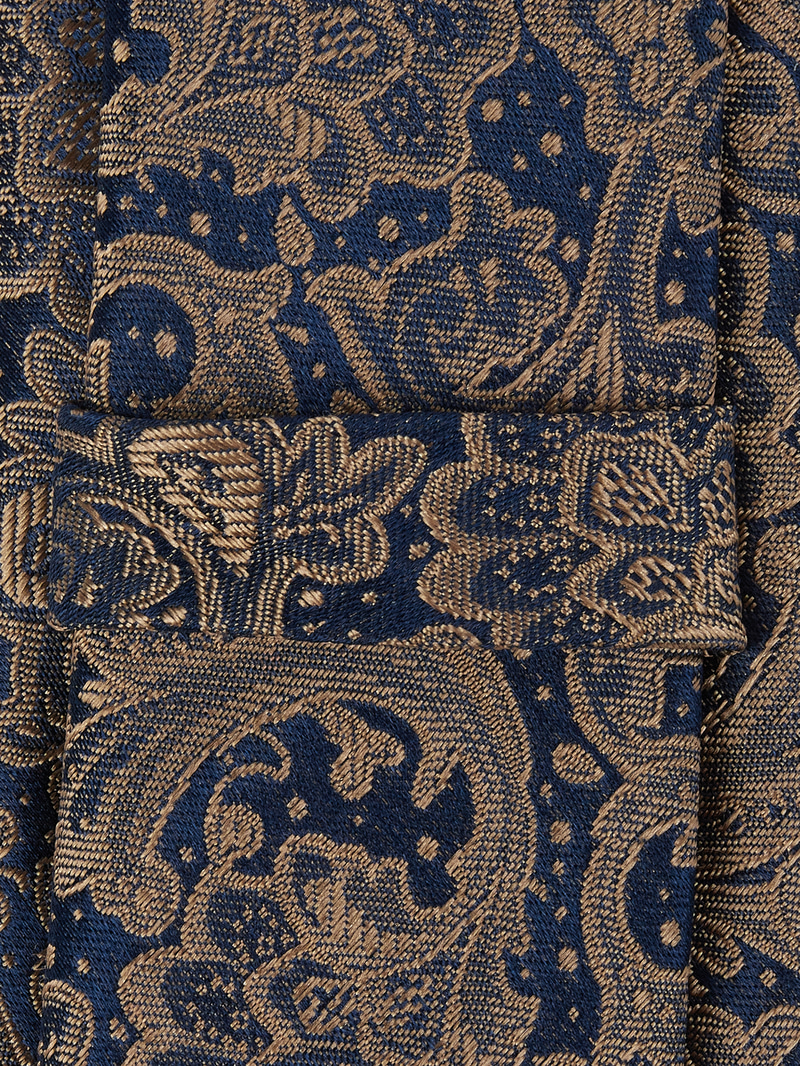 Zijden stropdas met paisleymotief Monti