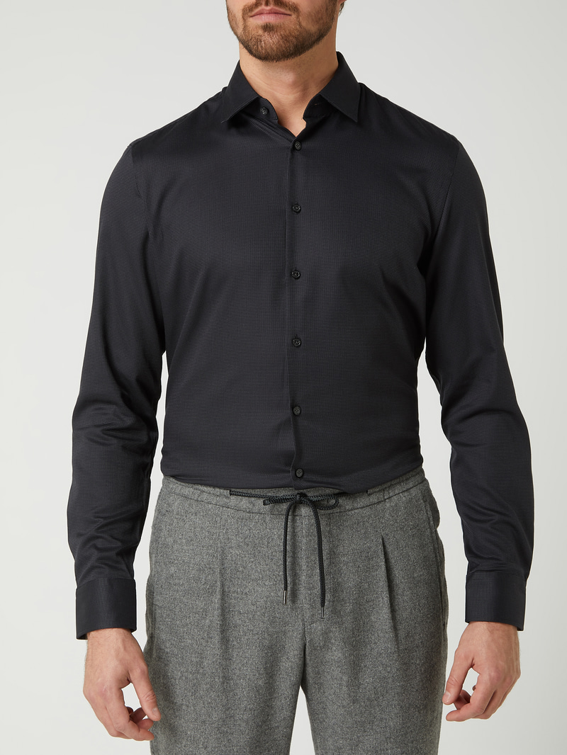 Slim fit zakelijk overhemd van premium kwaliteit Jake*s