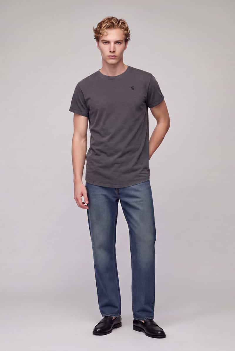 G-Star Raw Lash relaxed fit t-shirt donkerzwart dk black gd, foto 7