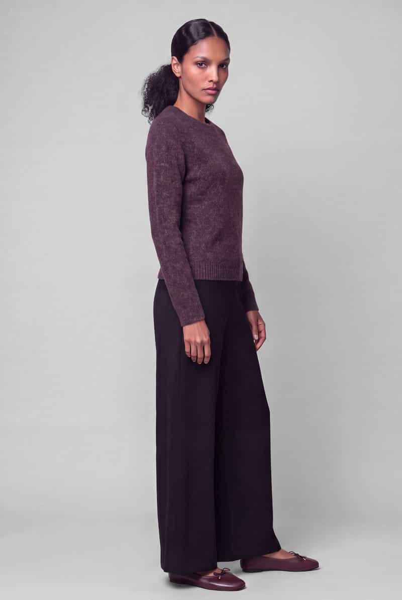 Vero Moda Regular fit pullover met ronde hals model 'DOFFY' donkerrood, foto 6