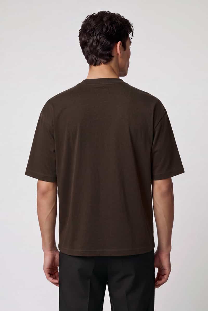 Selected Loose fit t-shirt met ronde hals model 'OSCAR' delicioso, foto 6