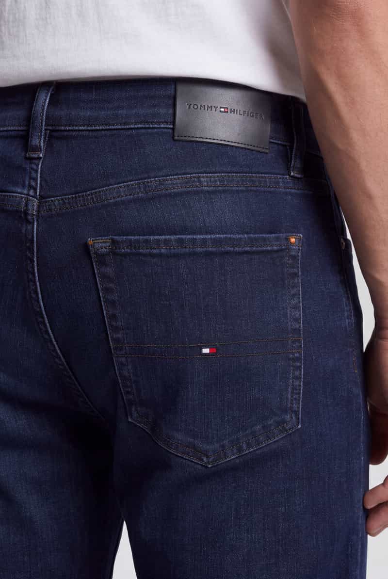 Tommy Hilfiger straight fit jeans van katoenmix model 'DENTON SLIM' richard blue, foto 5