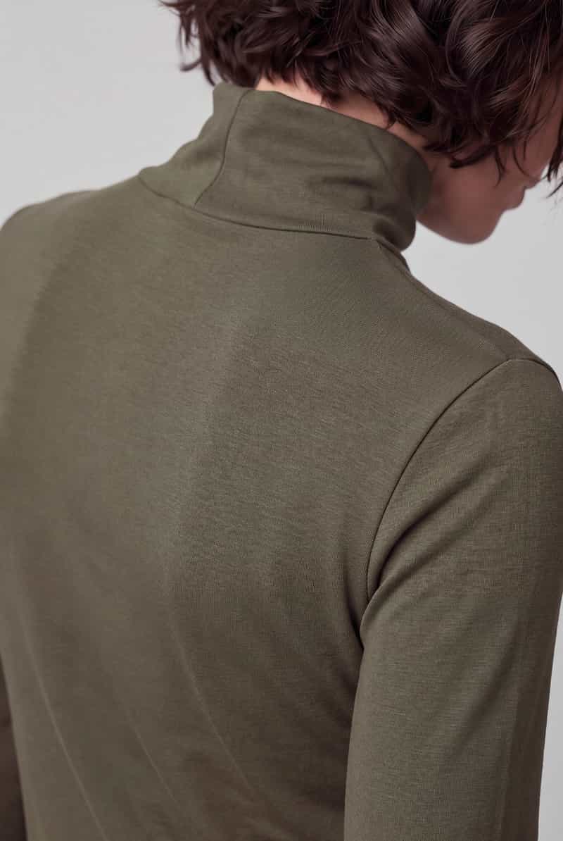 S.Oliver Pullover met col jersey kwaliteit donkergroen, foto 4