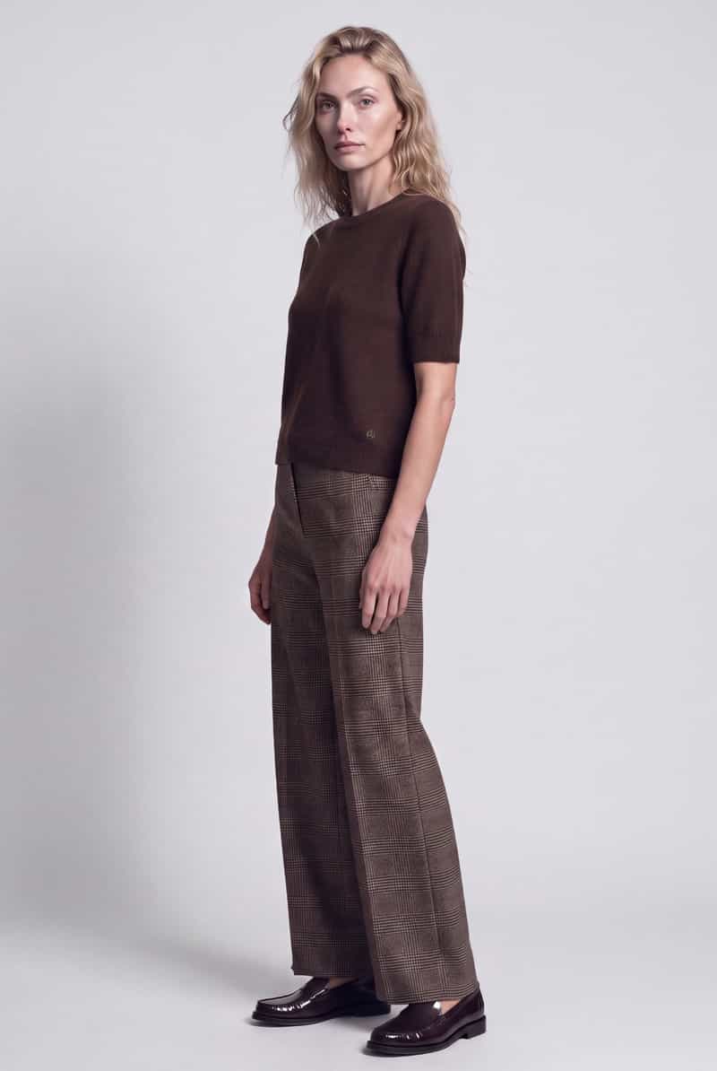 S.Oliver Regular fit pullover met wol donkerbruin, foto 6