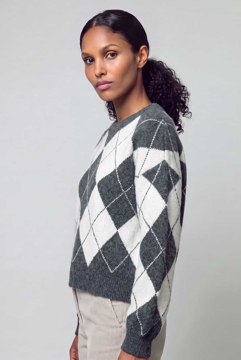 Vero Moda Pullover met ronde hals grijs, foto 4