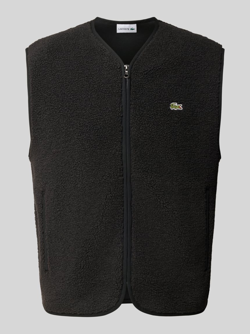 Lacoste Weste mit Reißverschluss-Front (black) online kaufen