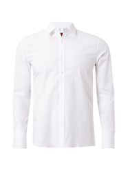 Business-Hemd mit Knopfleiste von HUGO Weiß - 36