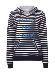 Bluza ze wzorem w pierścienie i nadrukowanym tekstem od Marc O'Polo Denim - 28